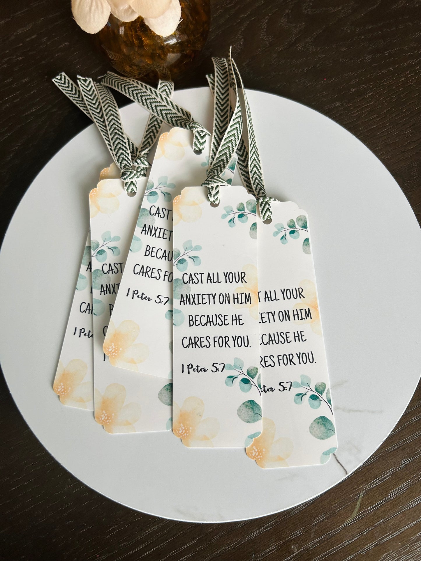 Cast All Your Anxiety | 1 Peter 5:7 Bookmark