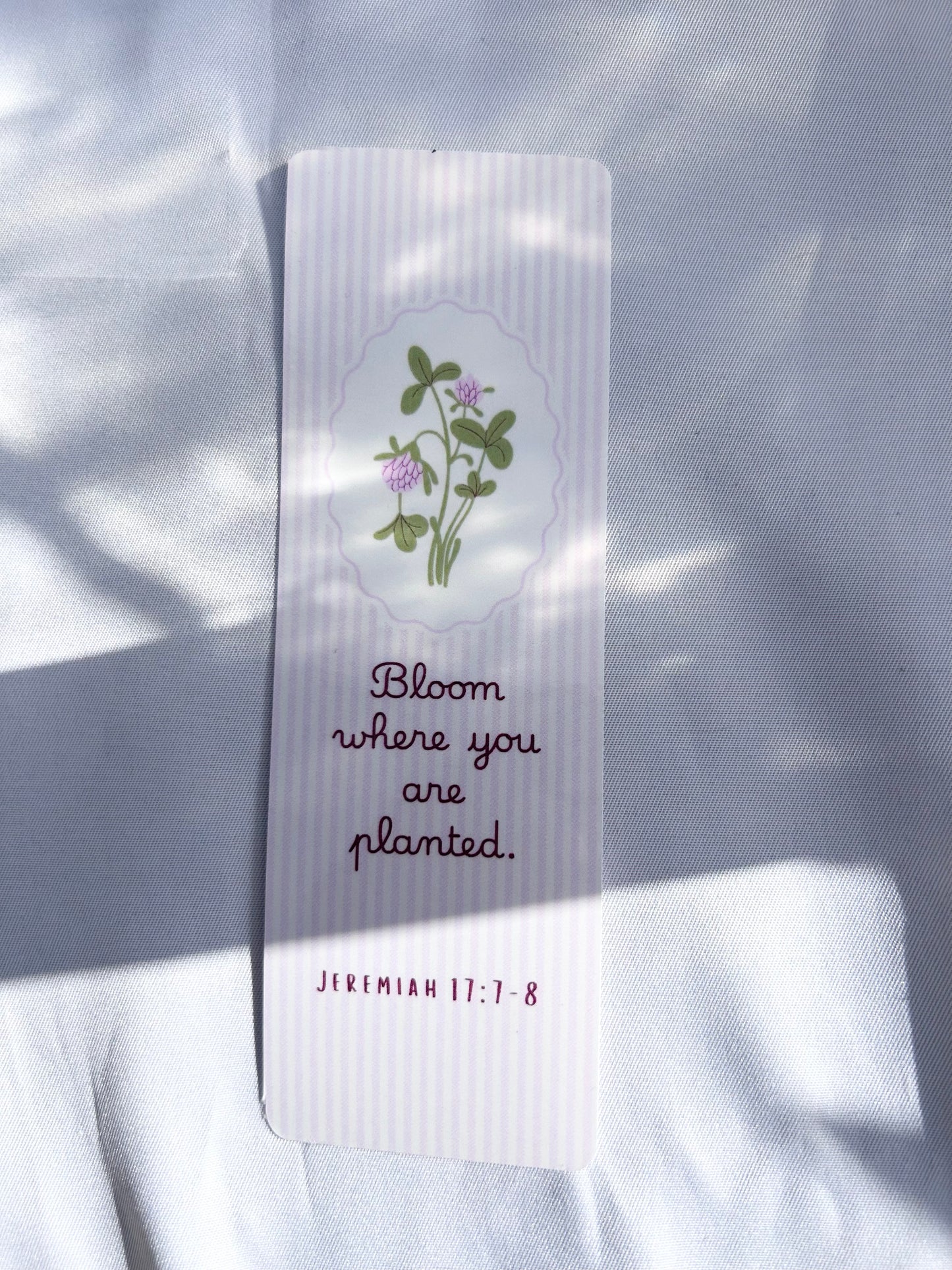 Bloom Where You Are Planted- Jeremiah 17:7-8