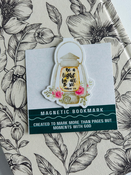 Be a Light magnetic bookmark | Matthew 5:16