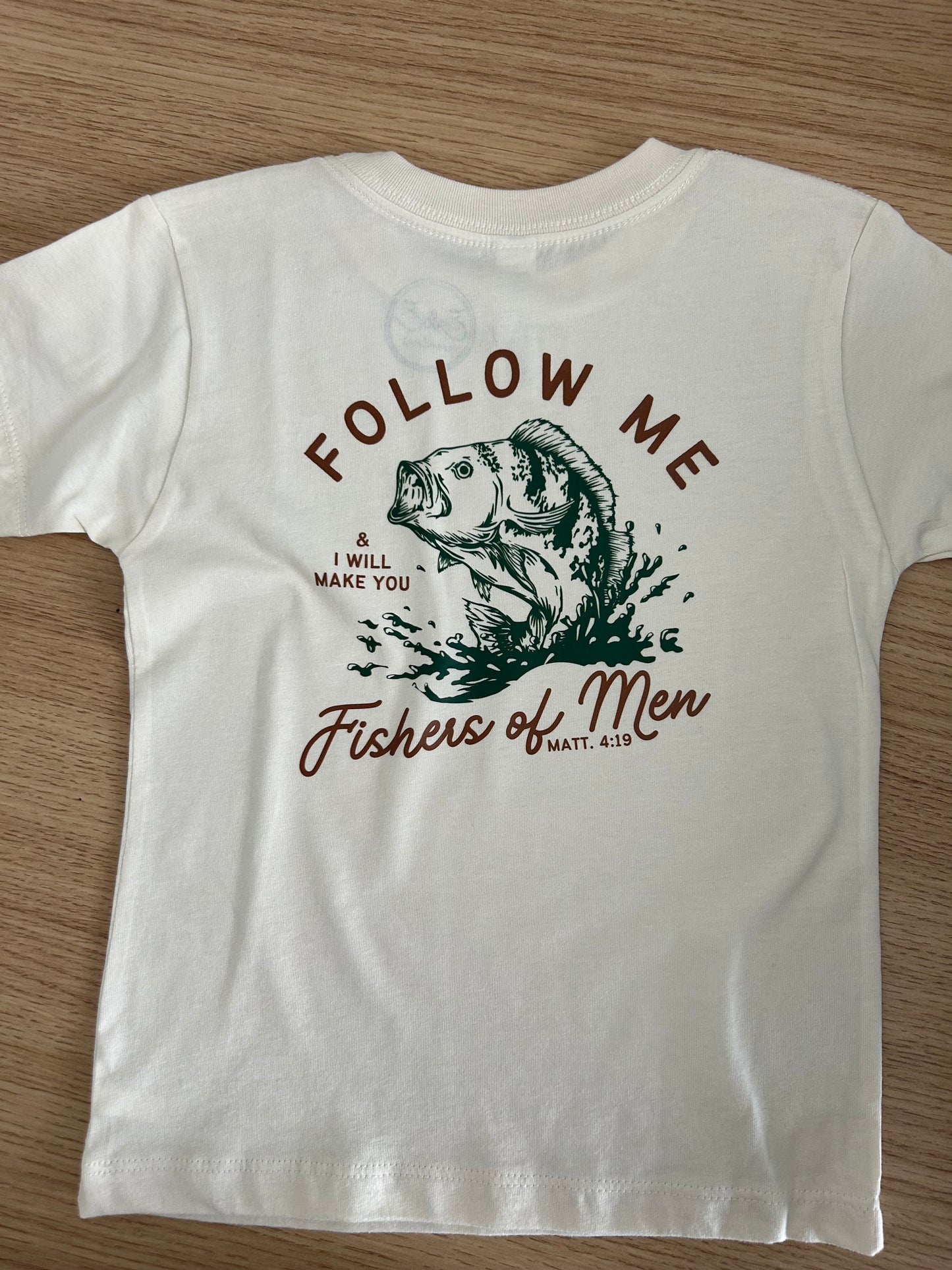 Fishers of Men -Matthew 4:19, Youth Tee