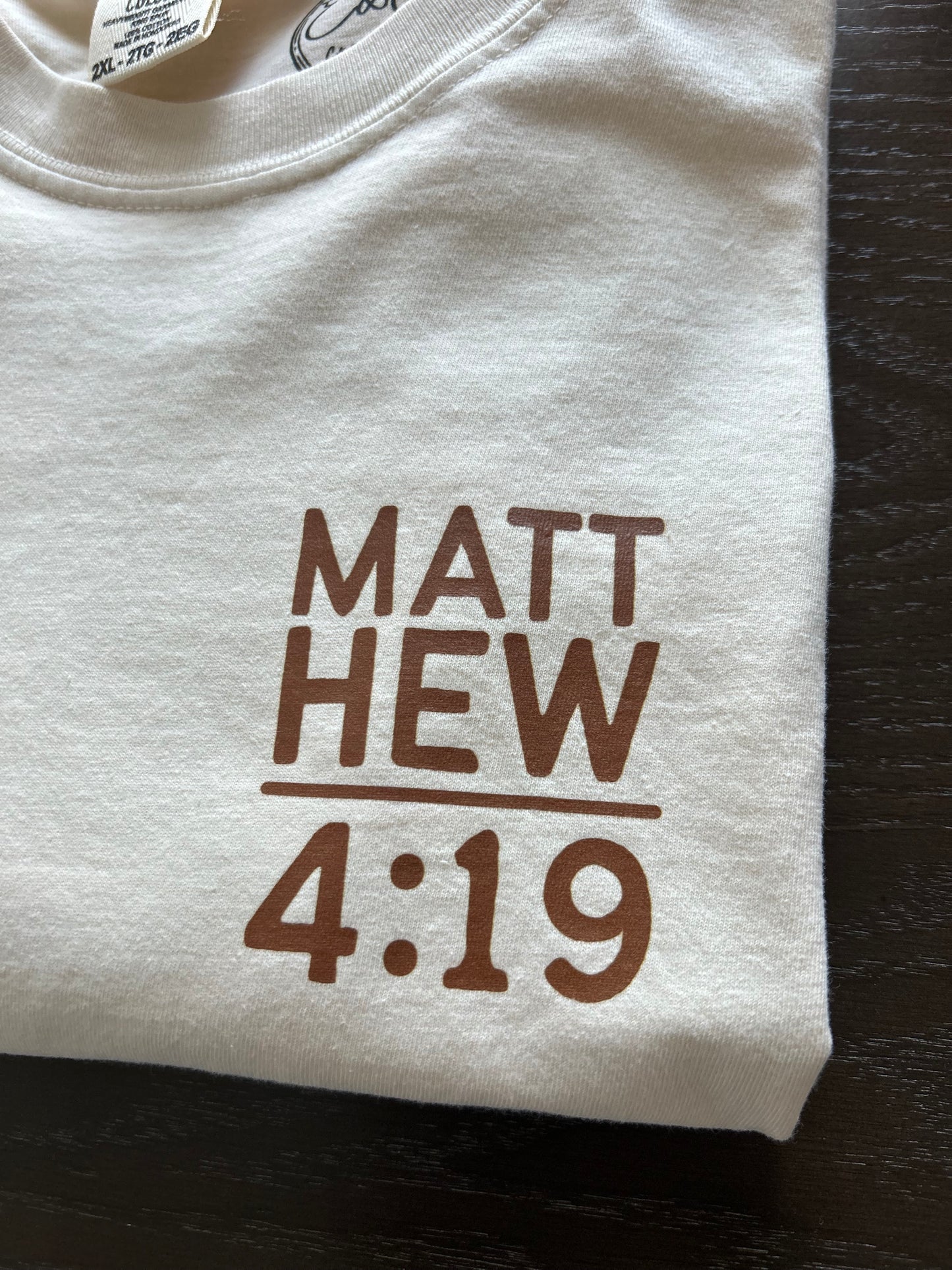 Fishers of Men -Matthew 4:19, Youth Tee