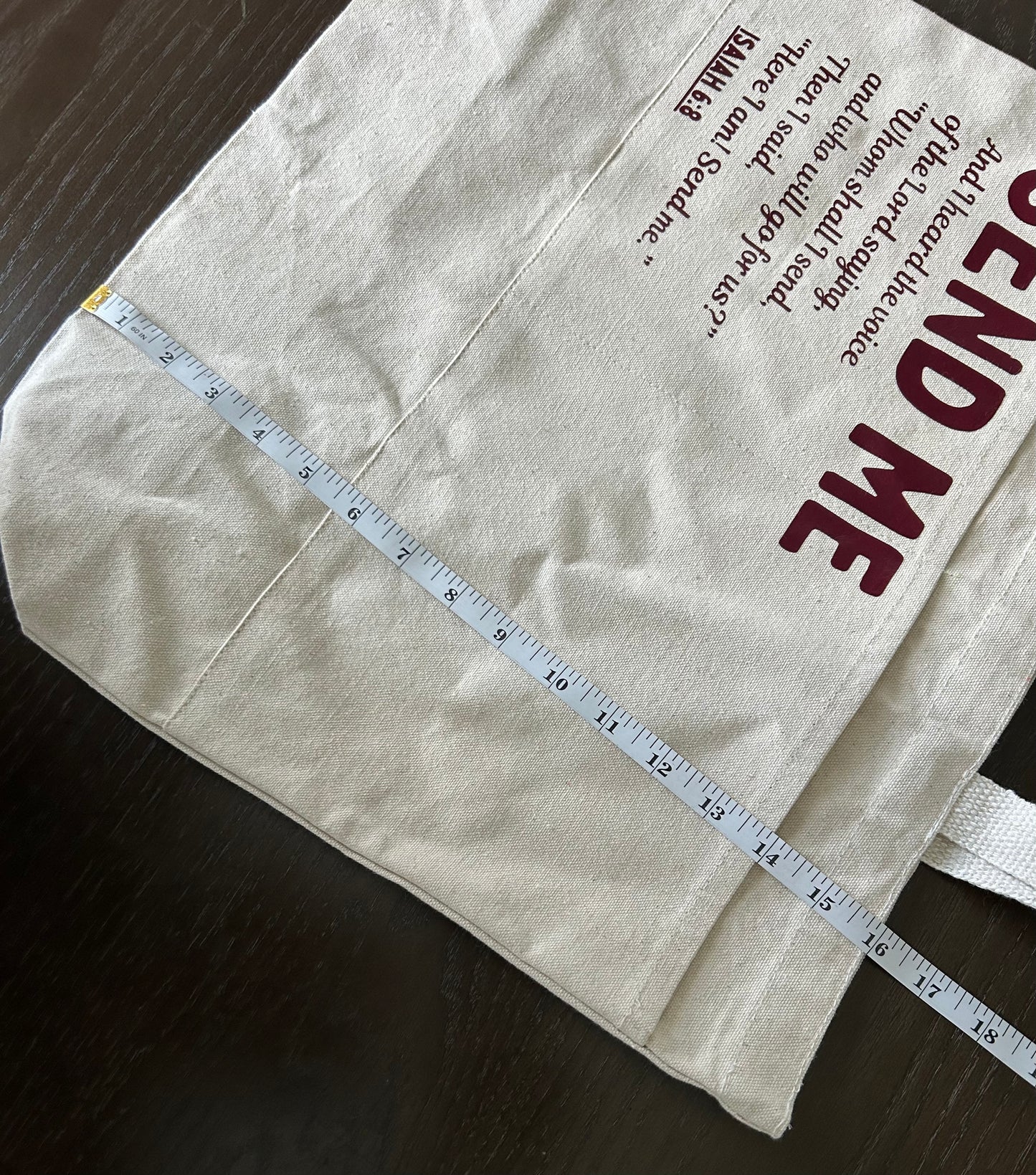 Send Me Tote| Isaiah 6:8 Christian Tote Bag