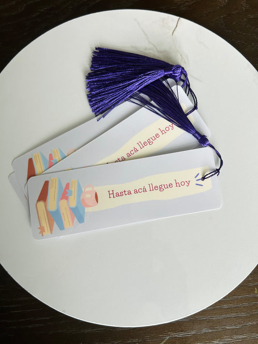 Hasta Acá Llegué Hoy| Bookmark