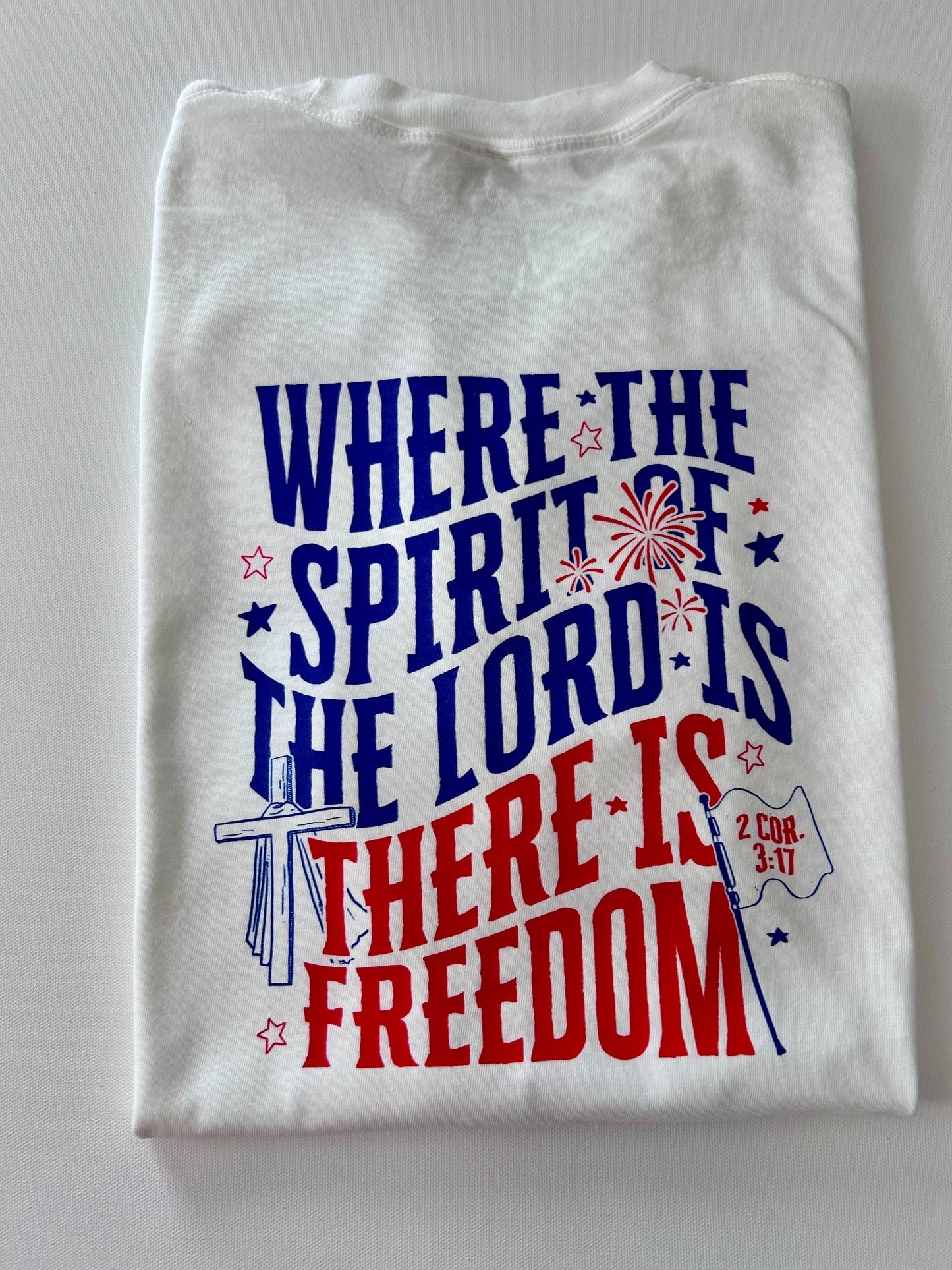 Where the Spirit of the Lord Is Tee| Comfort Colors