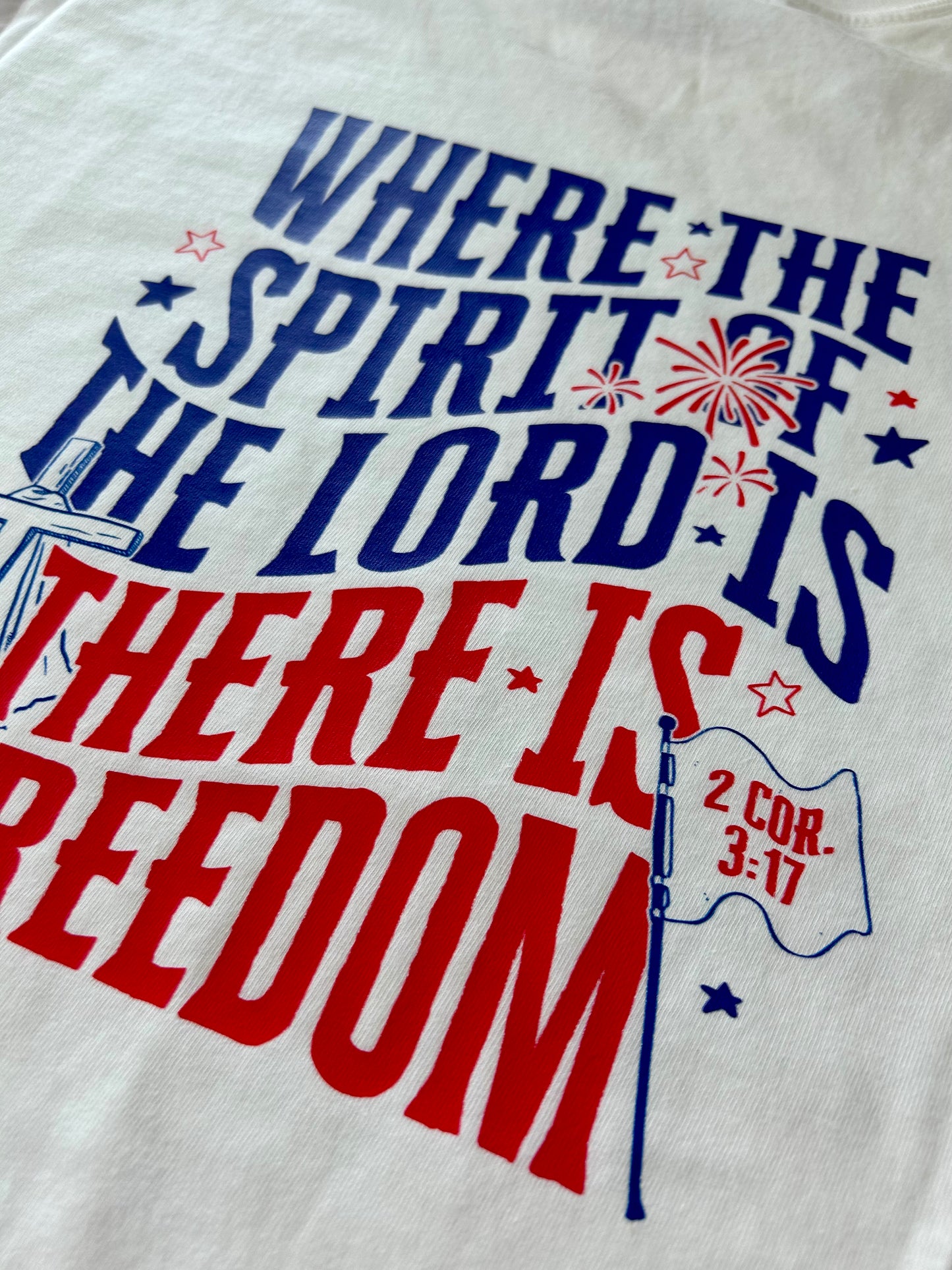 Where the Spirit of the Lord Is Tee| Comfort Colors