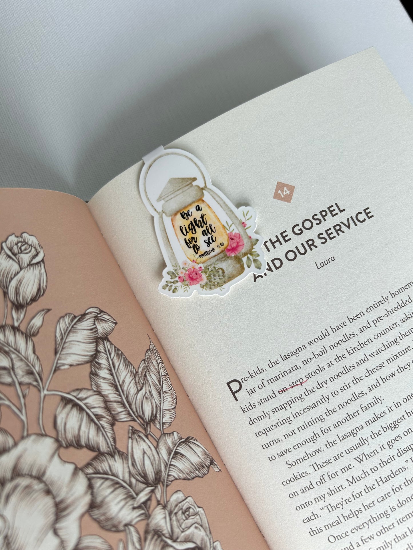 Be a Light magnetic bookmark | Matthew 5:16