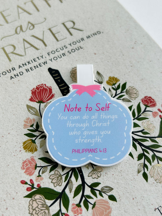 Note to Self Magnetic Bookmark