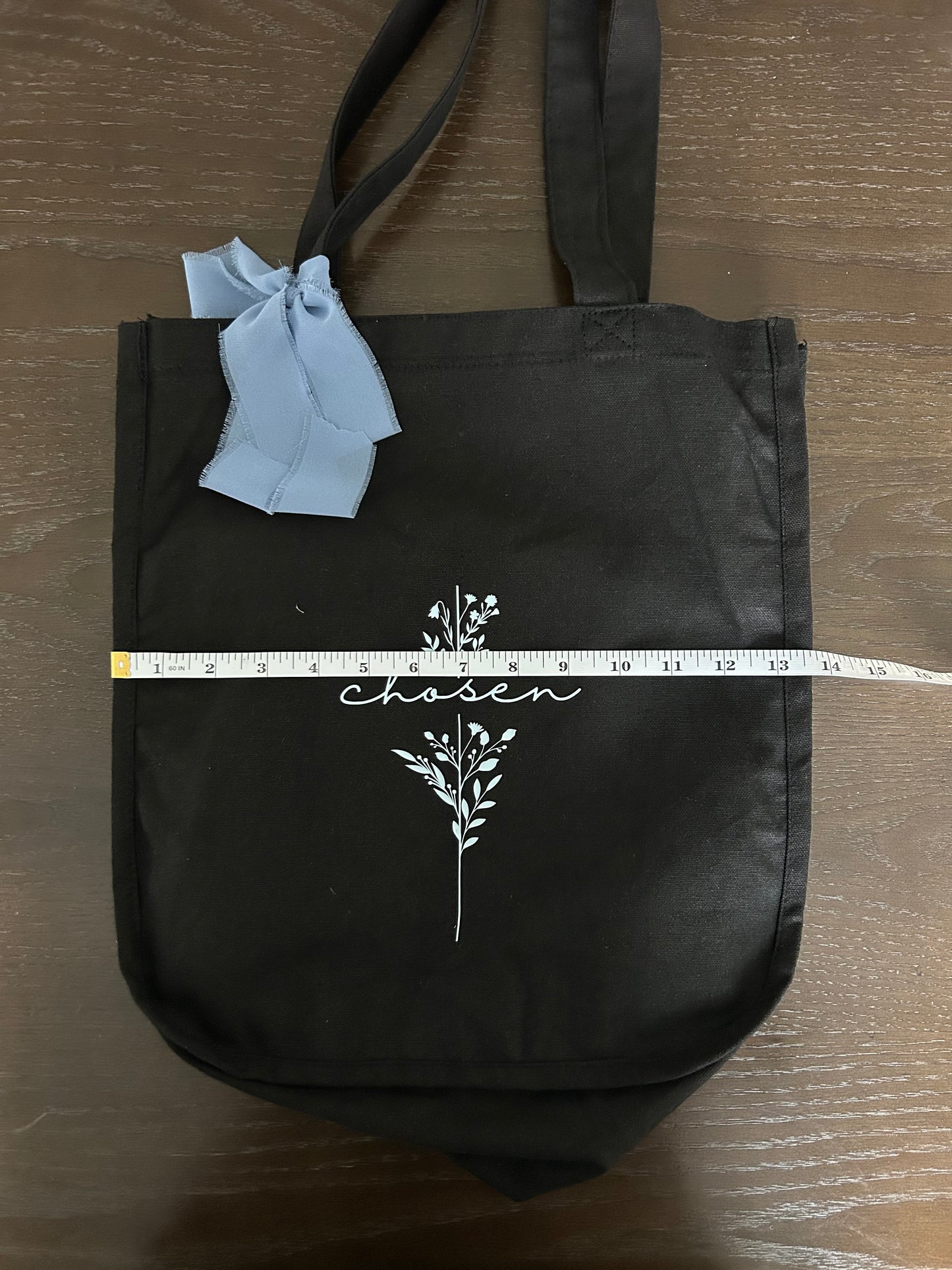 Chosen Floral Canvas Tote Bag| Christian Everyday Tote