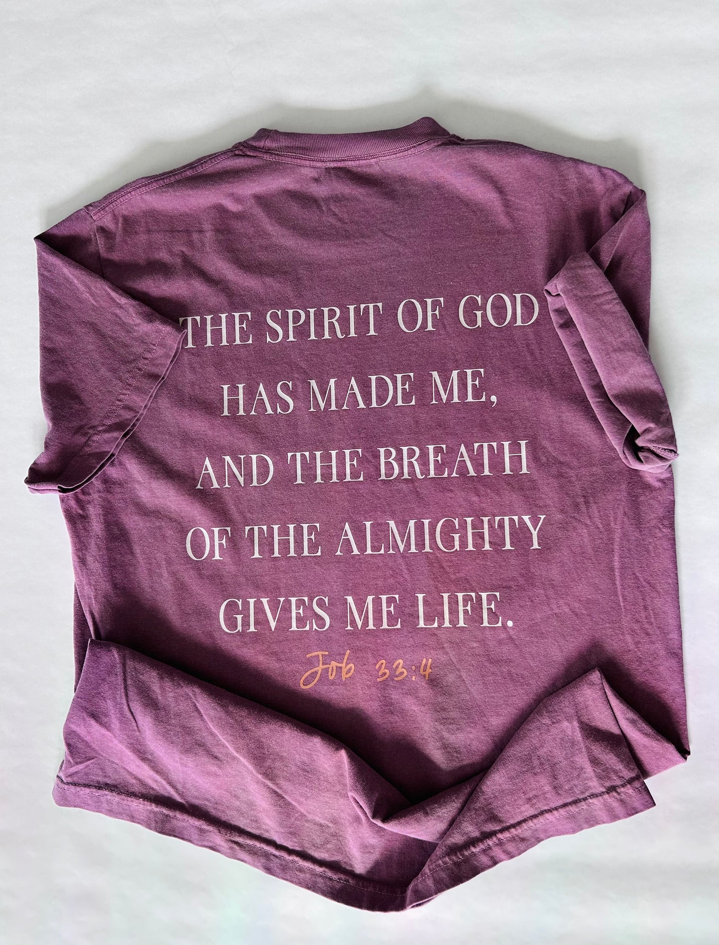 YHWH, "Breath of Life" Tee, Job 33:4