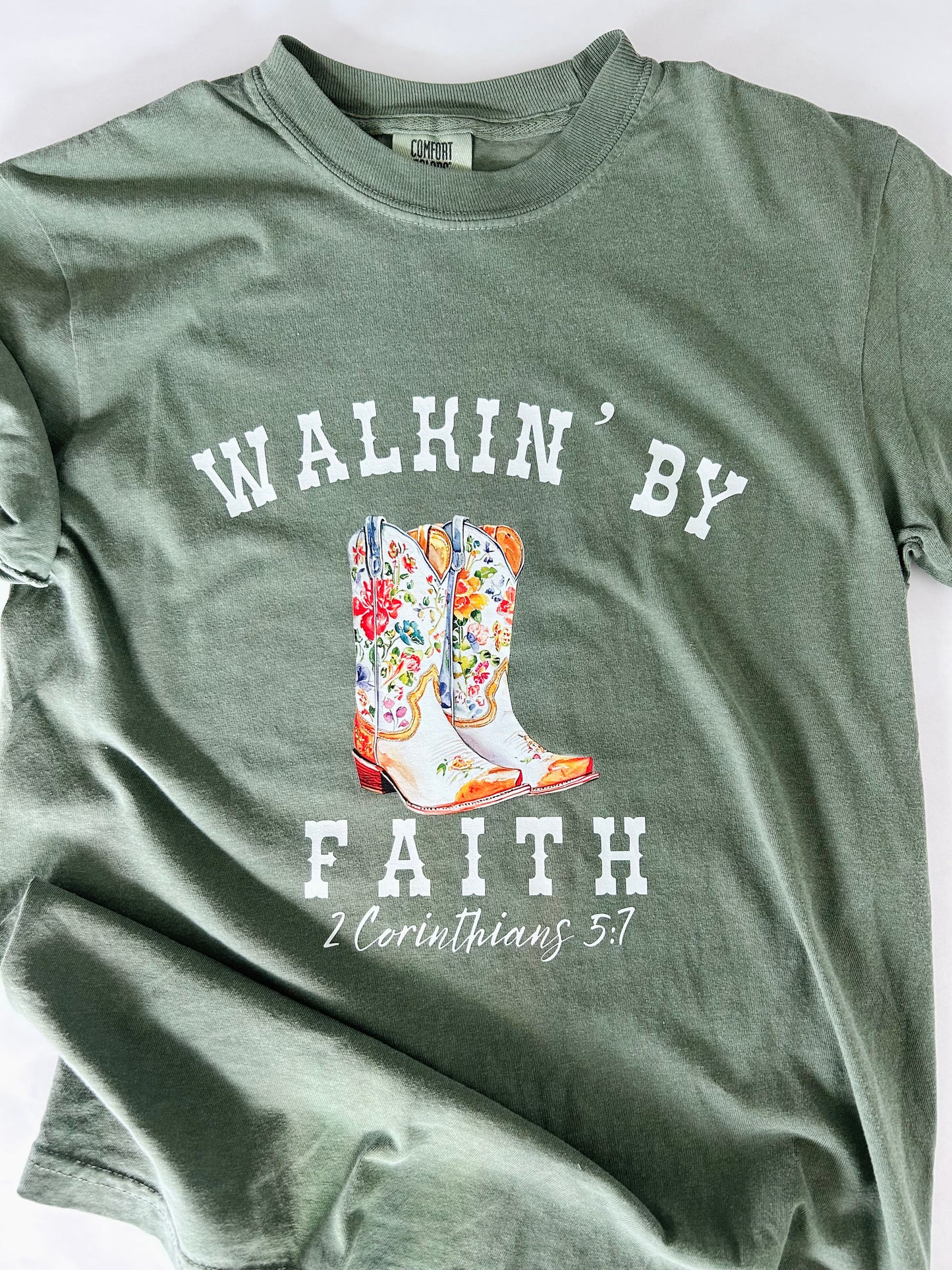 Walkin' by Faith Tee, 2 Corinthians 5:7