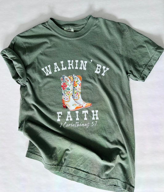 Walkin' by Faith Tee, 2 Corinthians 5:7